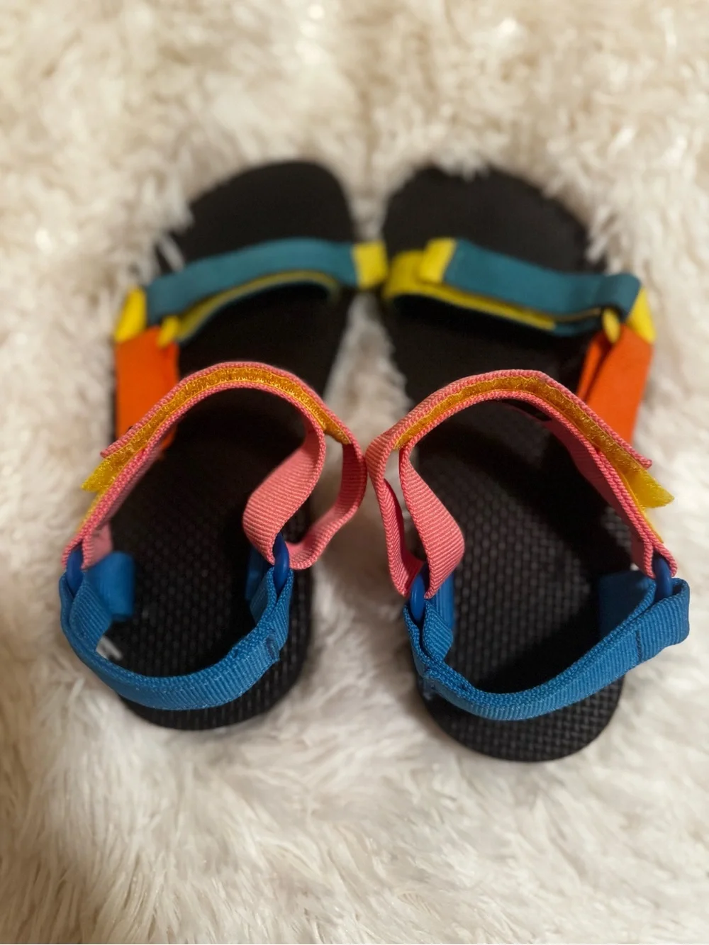 Kids Multi-Color Teva Adventure Sandals - Pink, Blue, Orange & Yellow